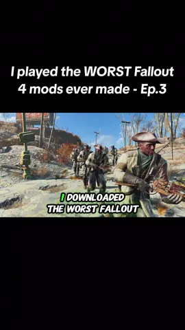 Back with the worst Fallout 4 mods ever made. One of these is low key 🔥 #fallout #fallout4 #fallout4mods #gaming 