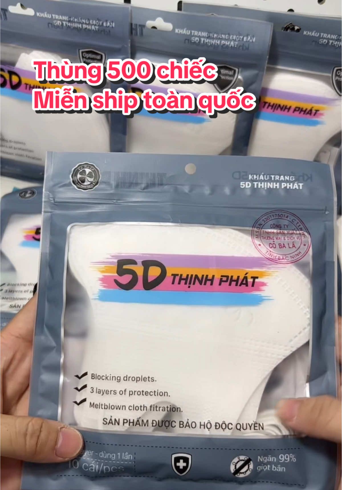 KHẨU TRANG 5D THỊNH PHÁT  Khẩu trang 5d thịnh phát Khẩu trang Thịnh Phát giá hời quá chỉ hơn khẩu trang thịnh phát #khautrang #khautrangchongnang #tiktok #khautrang5d#khautrangchongnang #khautrang5dthinhphat #sale #saletet #5dmask