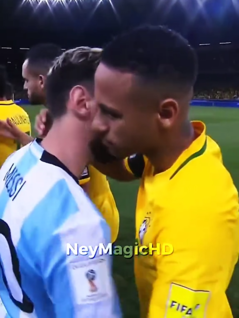 O dia que o Neymar enfrentou o Messi e destruiu a Argentina #Neymar #Messi #fyp 