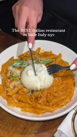 The vodka pasta was the BEST  📍Da Gennaro  #nyc #nycfood #newyorkcityfood #littleitalynyc #newyorkcity #food #pasta #italianfood 
