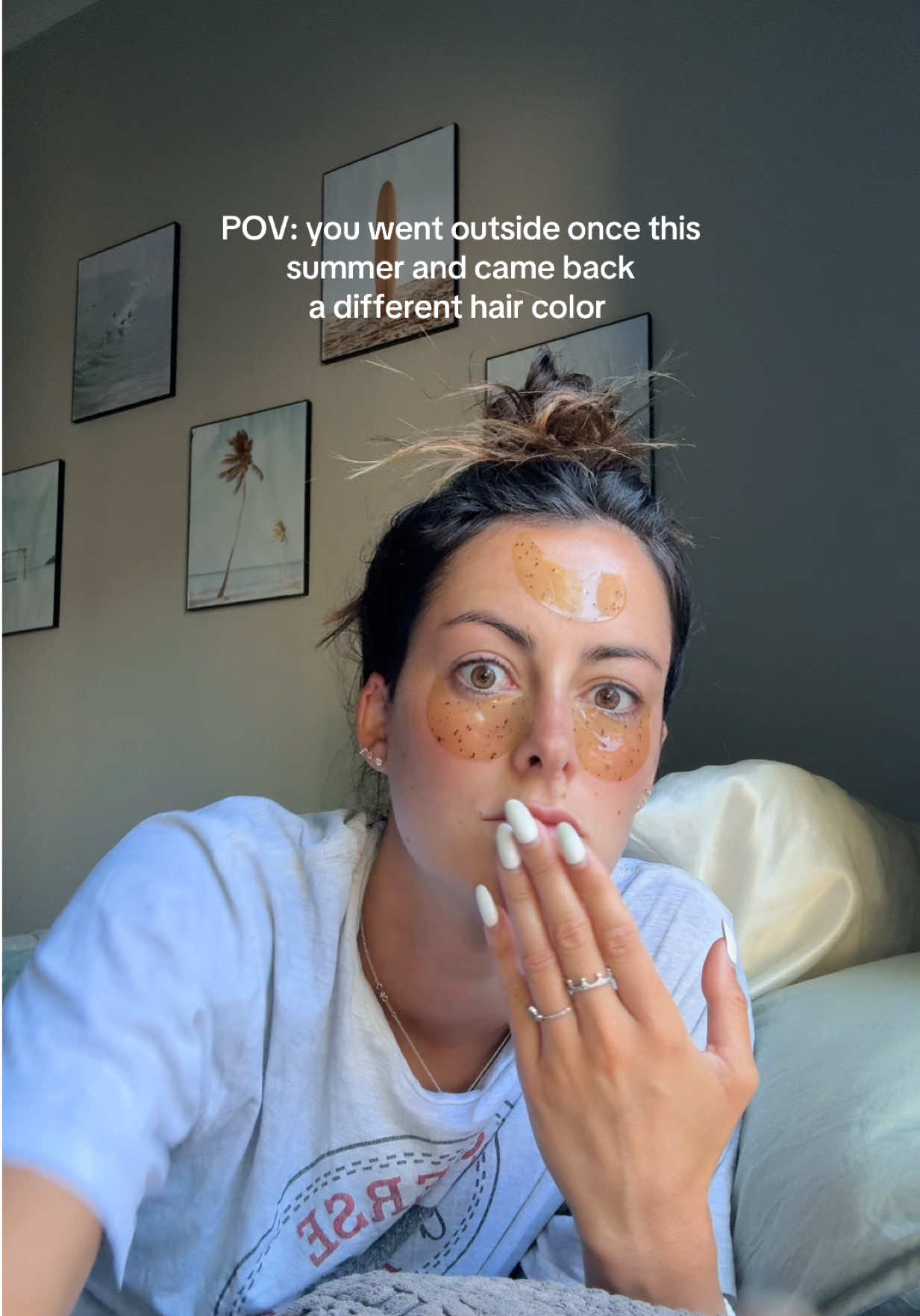 Guess I’m a blondie now #hairtok #summerhair #sunbleached #relatable #fypシ #highlighted