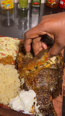 Poisons braisés bien mariner 😋Cétait trop doux 🙌 #cuisine  #pourtoi  #tiktokfrance🇨🇵  #viral 