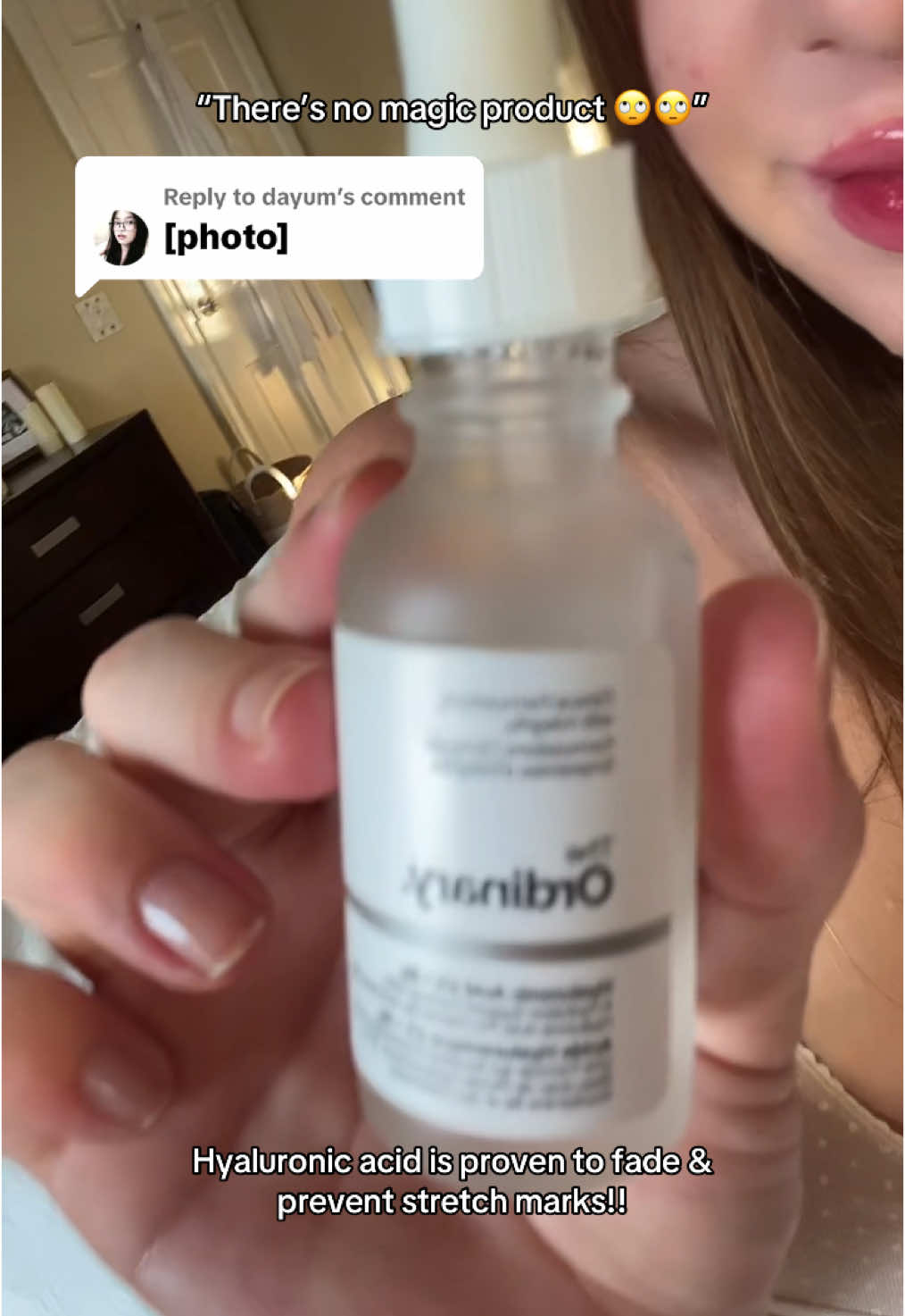 Replying to @dayum The #1 product I recommed to everyone who asked in the comments! #stretchmarkremoval #nostretchmarks #hyaluronic #olebrandselect 