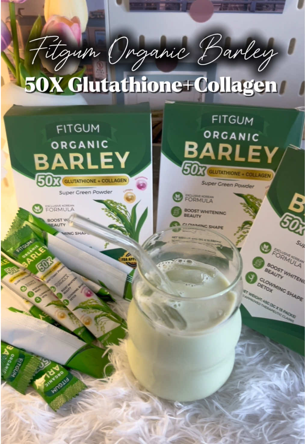 Akala ko talaga dati super pait to pero hindi naman pala. Super sarap niya rin with milk, try niyo din mga mi 😍❤️  #fitgum #fitgumbarley #fitgumbarley50x #barley #barleygrass #barleydrink #barleygrasspowder #glutathione #collagen #glutathionedrink #collagendrink #fyp #trending 