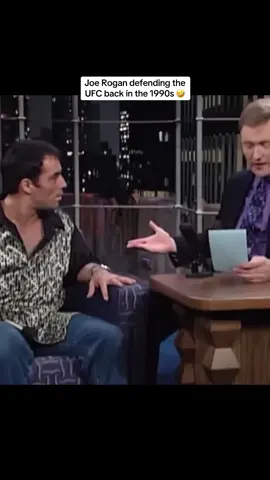 Joe Rogan defending the UFC back in the 1990s 🤣 #joerogan #1990 #conanobrien 