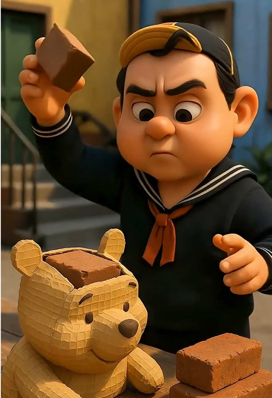 QUICO Llena una piñata con ladrillos y esto pasa Con Don Ramon 