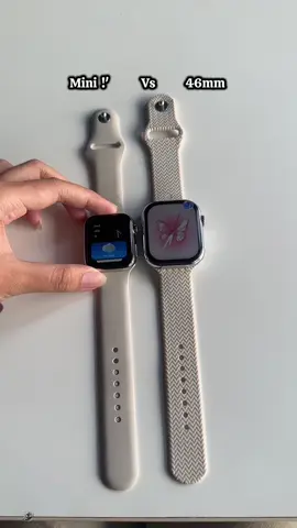 Smartwatch diameter mini nyaman di pake di tangan