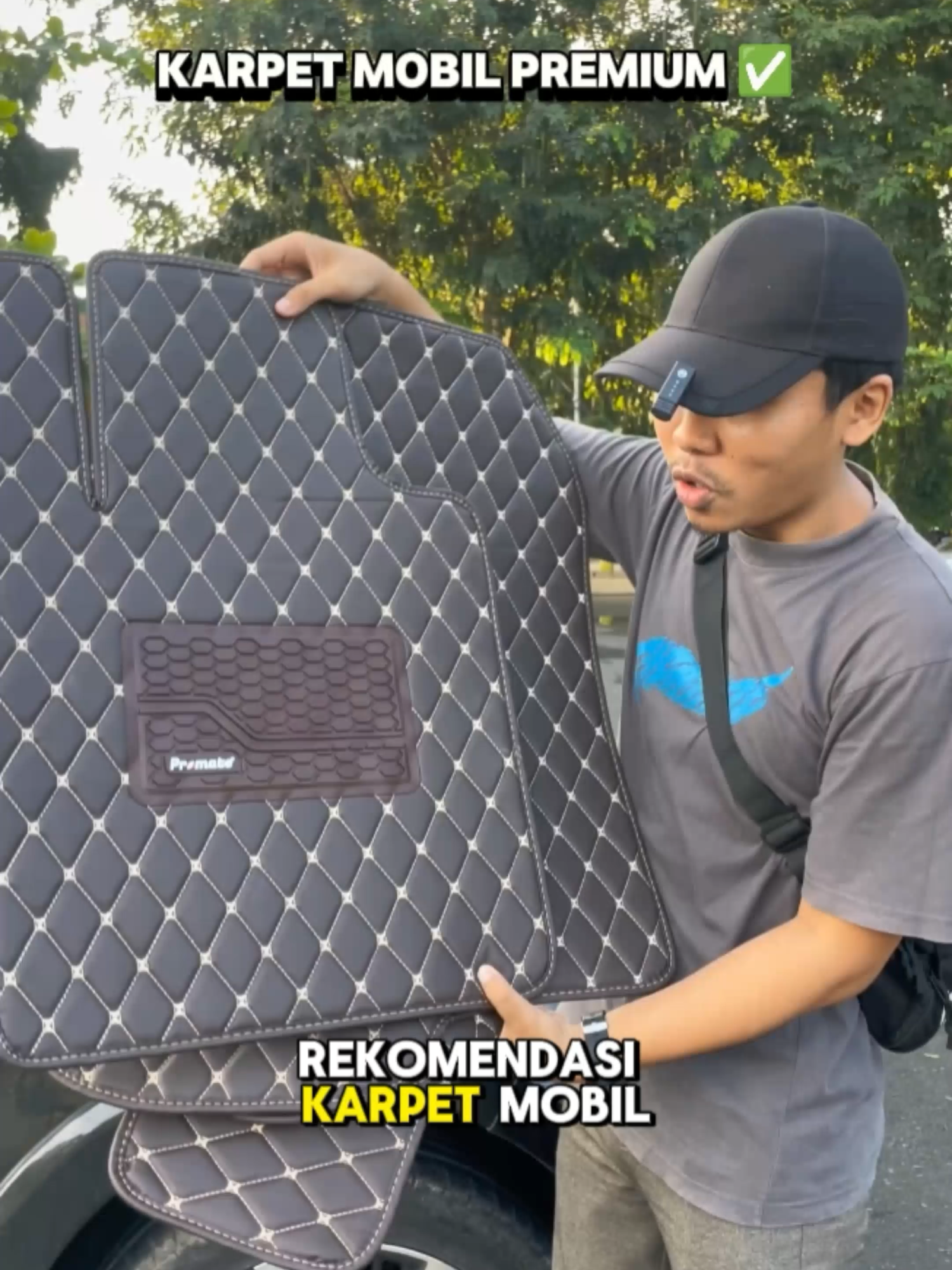 Karpet Promate Universal Car Mats Leather! Karpet Mobil Kulit Premium 5 Pcs — Universal, Waterproof, Anti-Slip, & Mudah Dibersihkan. Cocok Semua Jenis Mobil! #promate #KarpetMobil #AksesorisMobil #InteriorMobil #CarMats #AutoCare