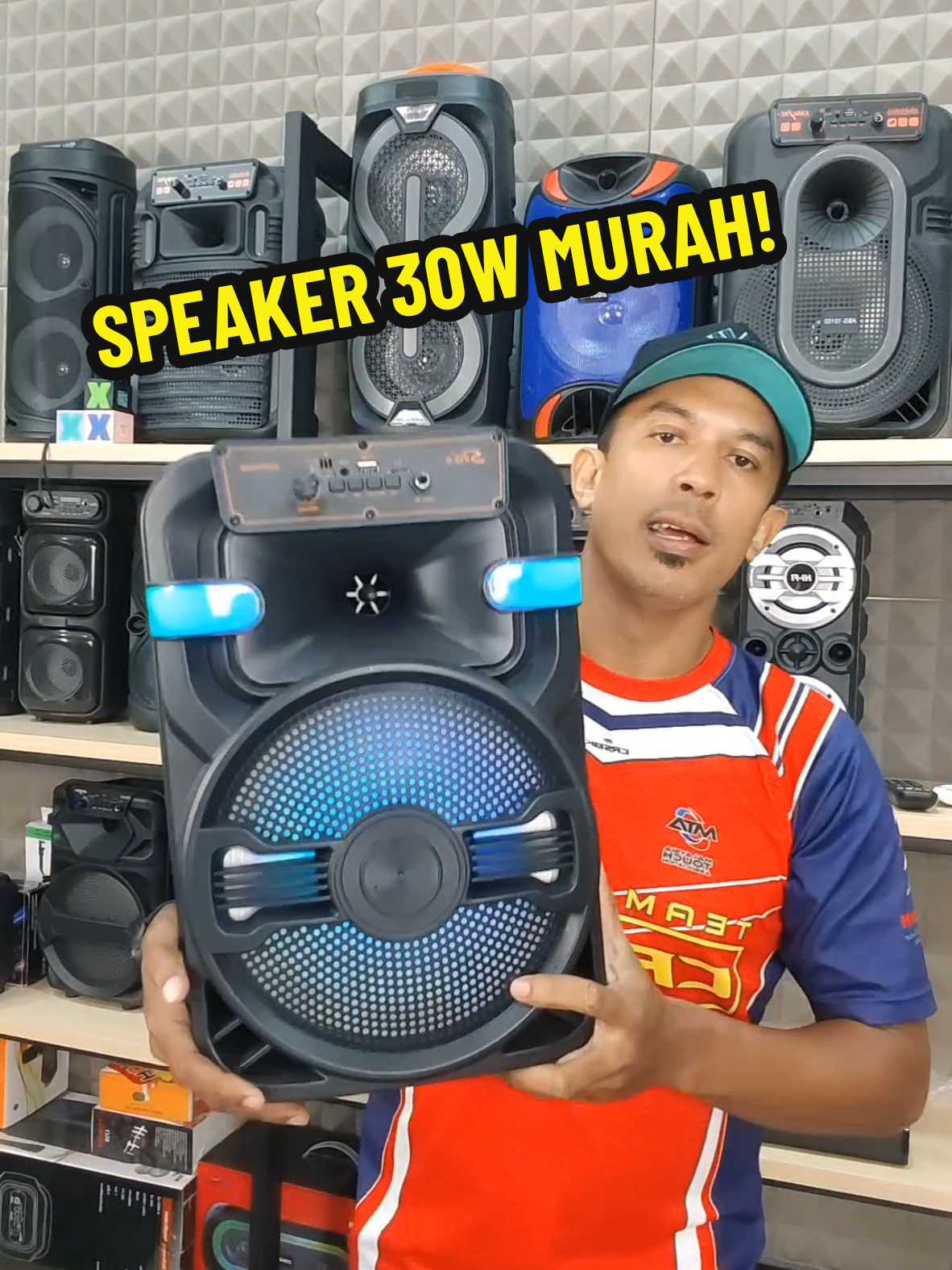 SPEAKER 30W MURAH GILER.. #speakermurah #skyblue #speaker #jayseeofficial #tiktokviral #contentcreator 