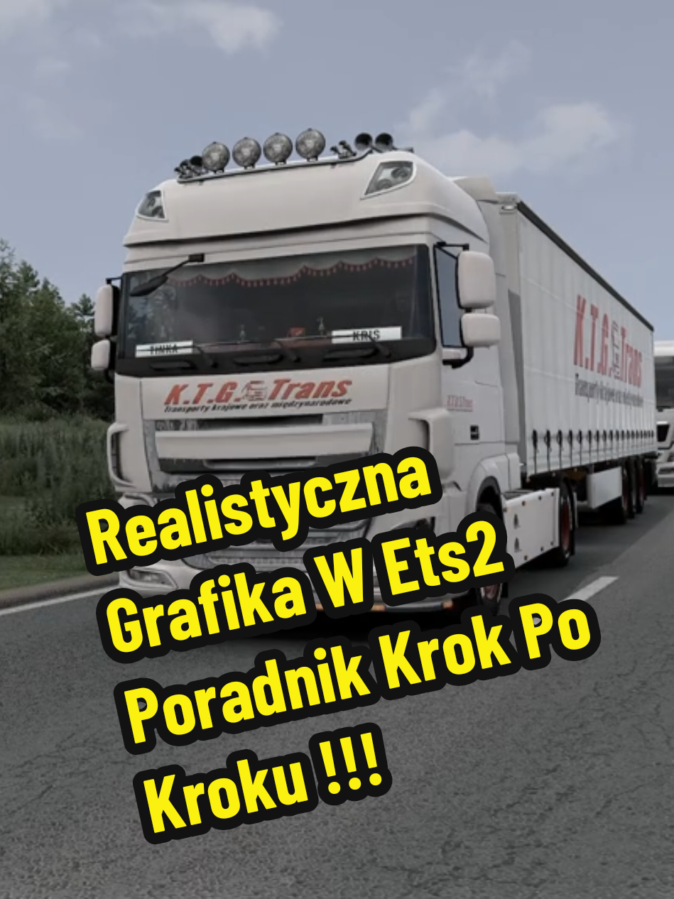 Realistyczna Grafika W Ets2 - Poradnik Snowy Moon W tym filmie dowiesz się krok po kroku, jak zainstalować modyfikację od Snowy Moon oraz jak skonfigurować grę tak, aby wszystko działało, jak należy  #ets2mods #ets2 #realistic #graphics #ets2mods #snowymoon  #ciekawostkizgier #simulator 