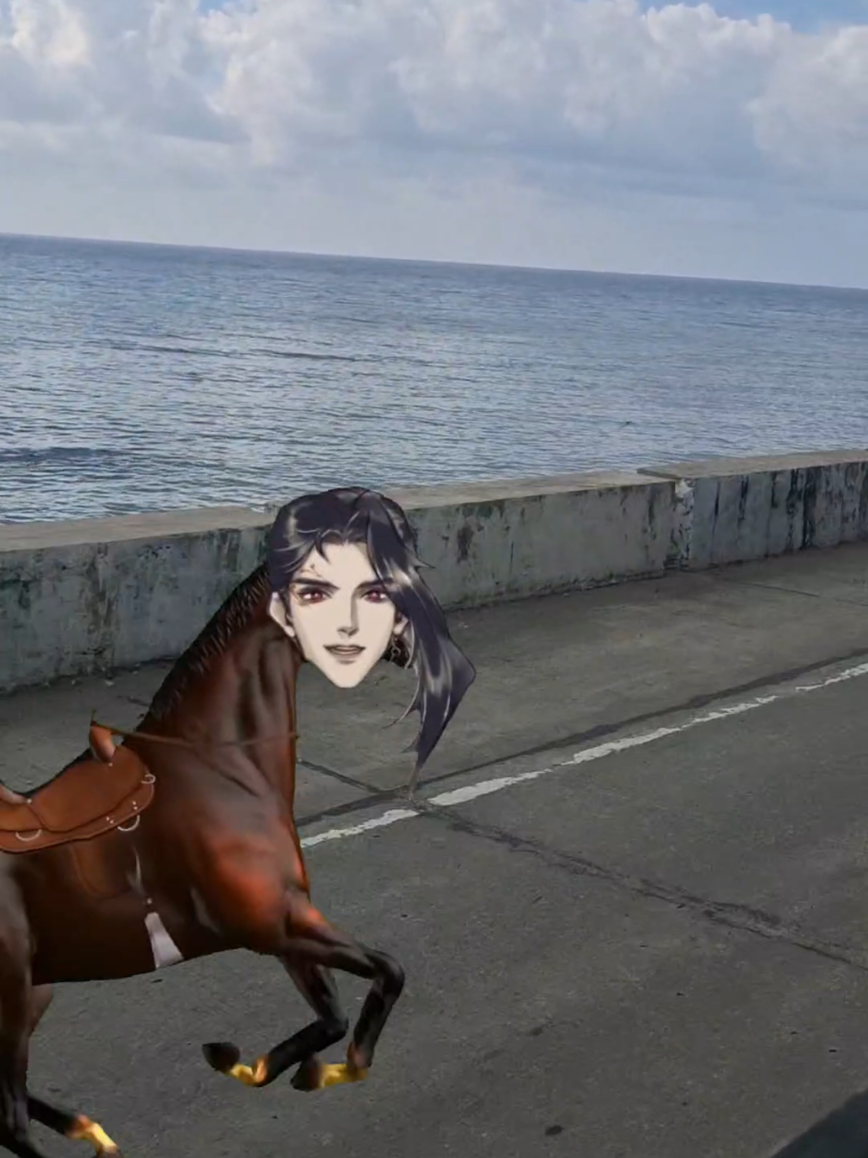 I broke up with my horse prince because I had to go back to the city to pursue my dreams😖😣💔 I guess he won't accept the break up so he followed me😄😄🤗🤗🤗🤭🤭🤭🥰🥰🥰 My horse prince Horse Ming🥹🥹🥺🥺❣️💓💞💞💕💕 #horsepeiming #horseming #ilovemybf #Love #romance 