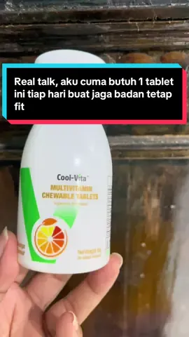 Coolvita 1 Botol Multivitamin Chewable isi 30 Tablet - Tablet Kunyah | Rasa Jeruk | Vitamin/ Suplemen Kesehatan | Bantu Penuhi Kebutuhan Nutrisi dan Vitamin Harian#coolvita #multivitamin #viraltiktok #fypシ #fyp 