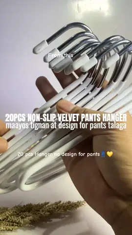 Para mas organize ang mga pants niyo. Buy niyo to mga ses. #hanger #hangers #pantshanger #nonslip #pants 