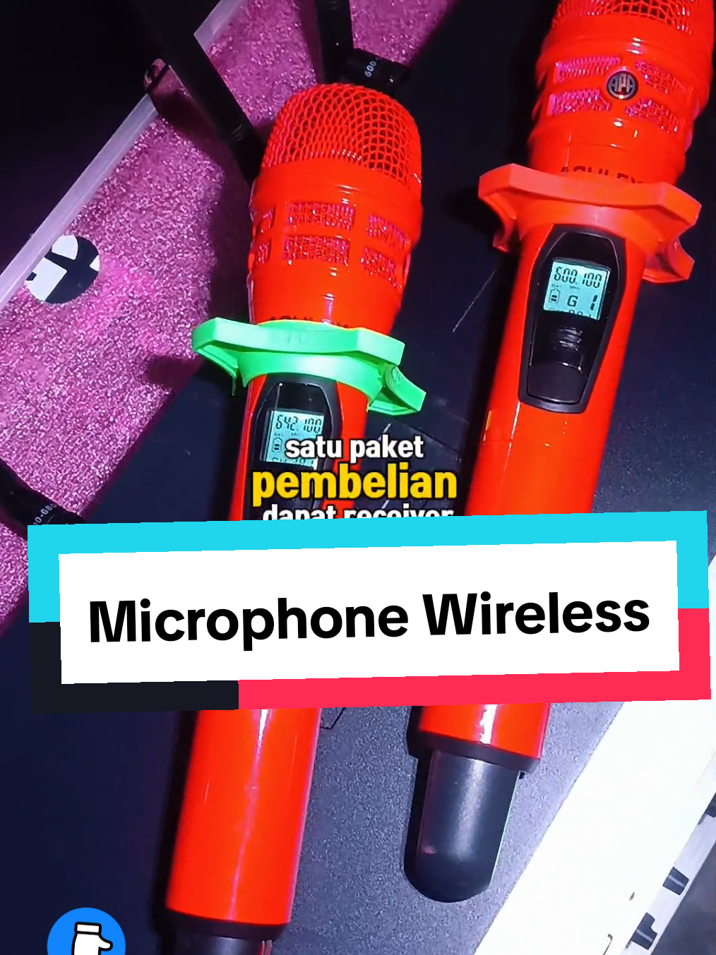 microphone Wireless dari Ashley. Ashley vocal artis. #mic #microphone #micwireless #mikwireless #microphonewireless #wireless #micwirelesstermurah #ashley #microphoneashley 