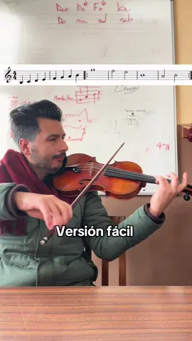 Ahora la versión fácil The winner is… una octava abajo Escríbeme para clases. Más partituras en mi Patreon #violin #strings #violinist #violinpractice #AprenderViolin 