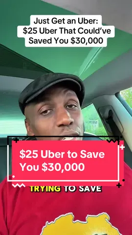 Sometimes the cheapest ride is the one you actually pay for. One ride. Twenty-five bucks. That’s all it would’ve taken to skip the lawyer fees, court dates, fines, higher insurance, and the mugshot. #uber #uberdriver #uberstories 