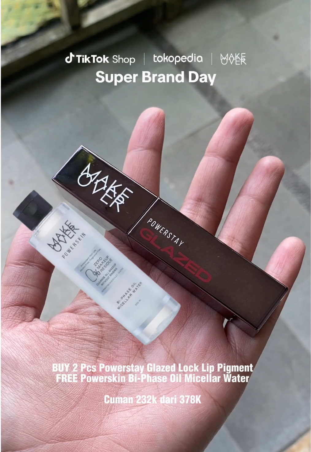 Tim nunggu diskon harus banget catet tanggal Super Brand Day Make Over ya 😉 29-31 Agustus 2025 bakal ada diskon up to 70% lho! Happy shopping, gorg! #Makeoverid #MyMastershade #MakeOverMastershade #SuperBrandDay 