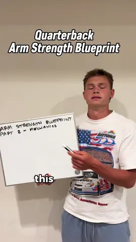 Quarterback arm strength blueprint part 2 #quarterback #quarterbacktraining #qbtraining #armstrength #d1football #d1quarterback #qbmechanics #highschoolqb #football #highschoolfootball #qbmindset