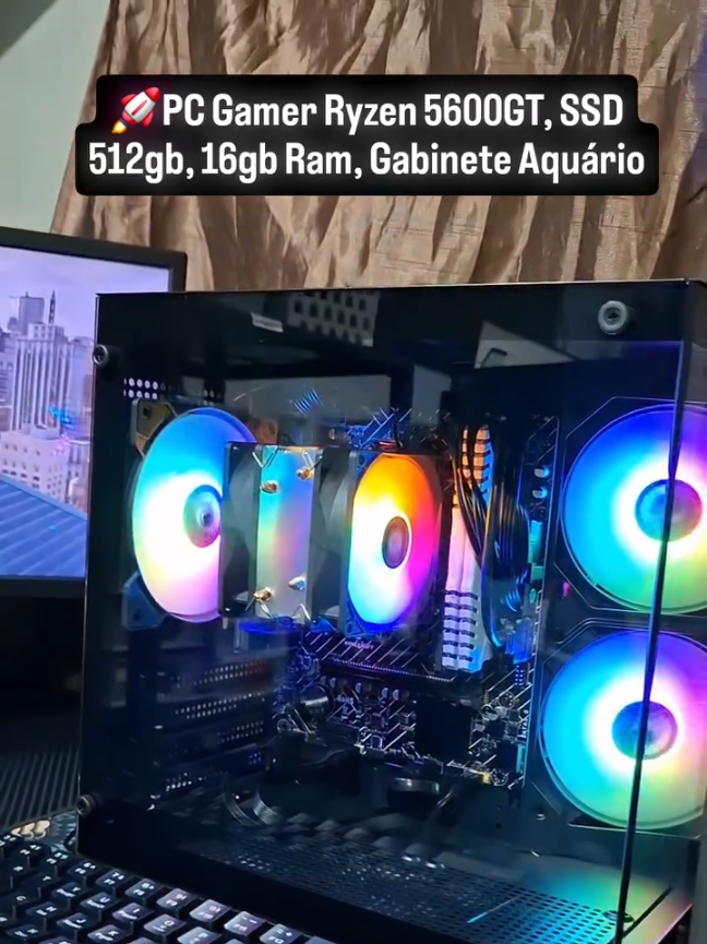 🚀 PC Gamer Ryzen 5 5600GT, 16gb Ram, SSD 480gb, Gabinete Aquário 3 Fans RGB, Fonte 500w Bivolt Somente a CPU: R$2500 Completo: R$3000 🛒 Garanta já o seu agora mesmo! Corre que o estoque é limitado!!  🛻 Entregamos no mesmo dia! Receba no conforto da sua casa 🏠 #pcgamer #computador #pcgaming #games #qualidade #013 #informática #sp #gtarp #spideman #setupgamer #fy #fyp #straykids #karma 