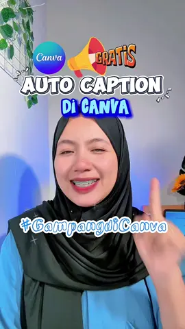 Makin kesini makin lengkap aja fitur @canvaindonesia ada Fitur Auto Caption dan Gratis...!! 🫶🤗 Jadi semua #GampangdiCanva #canva #canvaindonesia #canvadesign #canvatips #autocaptions
