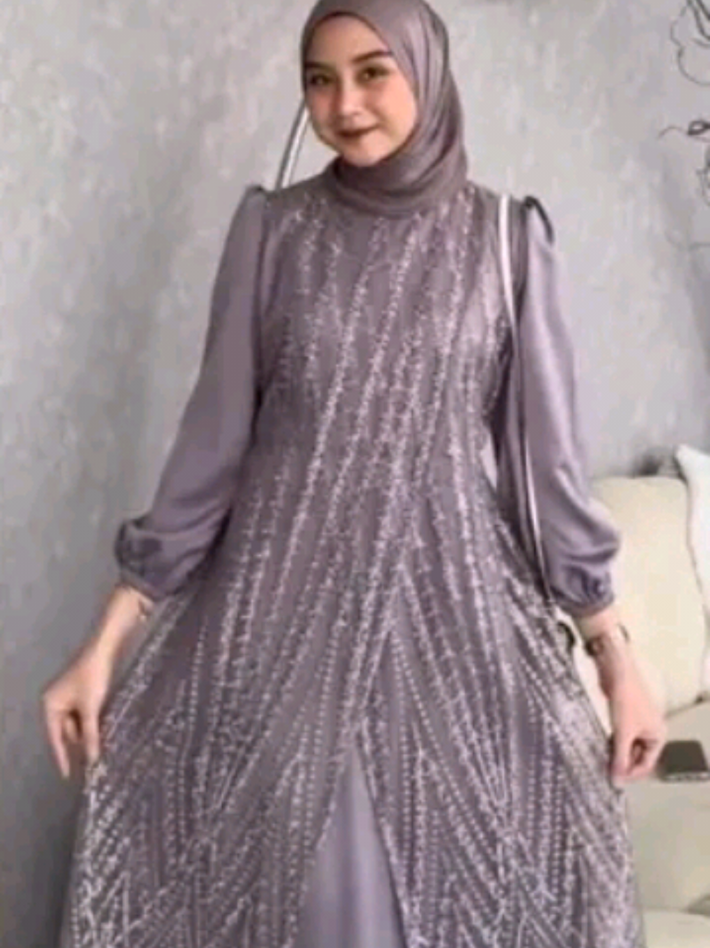 Gamis pesta Olivia pesta terbaru brokat tile valvet gaun kondan#fppppppppppppppppppp 