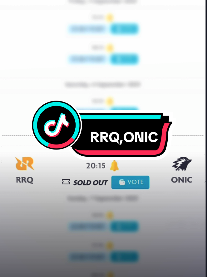 langsung sold out gini lek tiket RRQ HOSHI VS ONIC ☠️#foryoupage#onicesport#mpl#masukberanda#rrqhoshi 