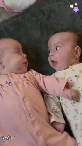 Twins are never bored #baby #fyp #babylove #happy #funnymoments #twins 