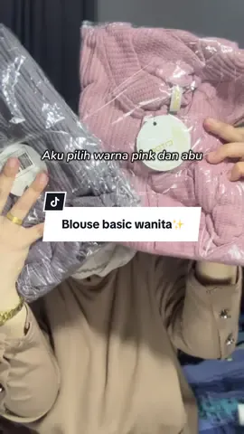 Rekomendasi atasan wanita, anti kusut (ironless), pokoknya tinggal cuci - kering - pakai✅