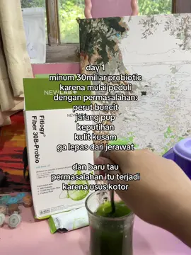 selesai ini baru minum yang buat glowing hehe #newlab #probiotic #healthlifestyle 