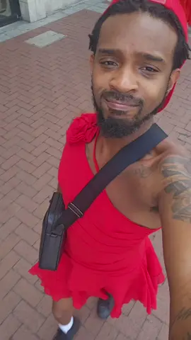 Red dress, big mess, zero stress. 🏃‍♀️🔥 #RedDressRun #NewOrleans #Fyp #foryou