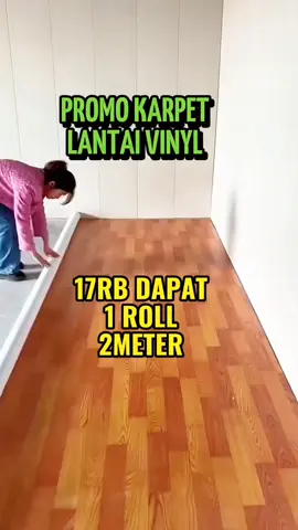 promo 1 roll karpet lantai vinyl pilihan warna panjang 2meterx50cm mulai 17ribuan #fyp #interiorrumah #karpetlantai #karpetlantaivinyl 