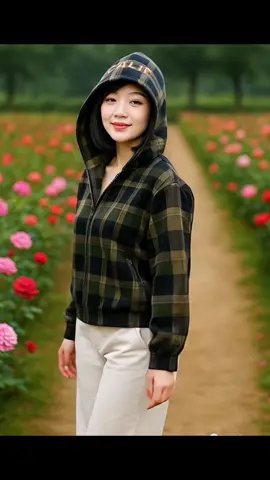 Áo khoác kẻ caro có mũ đội ,có nhiều màu luôn nhé chị em#Huehue93 #thoitrangnu #aokhoacnu #aonangnu 