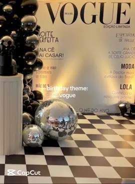 #fashion #style #party #birthdayparty #partytheme #vogue #vogueparty #voguebirthdayparty 