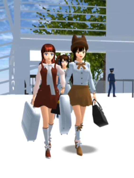 London trip with Rina & Friends✈️💗 #sakuraschoolsimulator  #travel #fyp #rinatamaki 