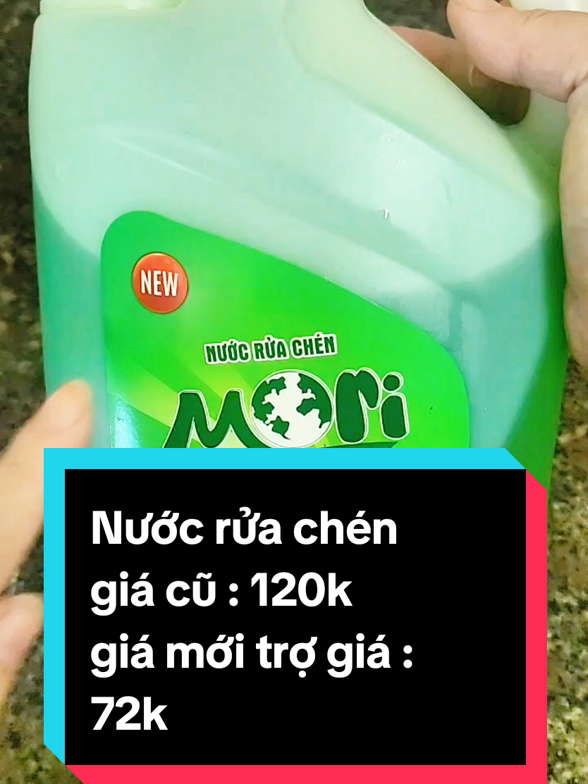 Nước rửa chén  #mori  #nuocruachen  #giadung 