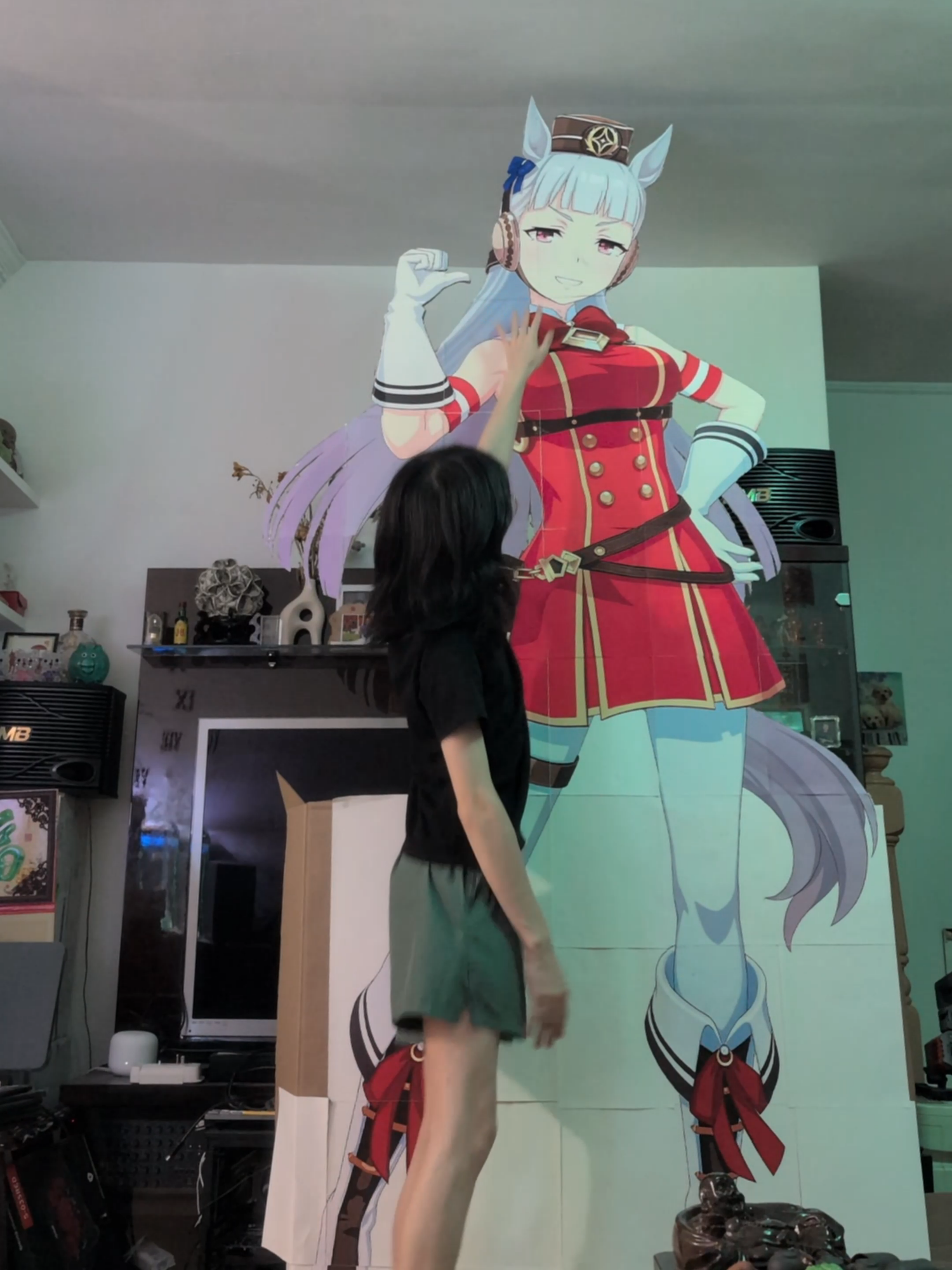 this is what im doing instead of studying or making music. I'm no tobyn jacobs but this was pretty fun #umamusume #umamusumeprettyderby #cutout #goldship #anime #animetiktok