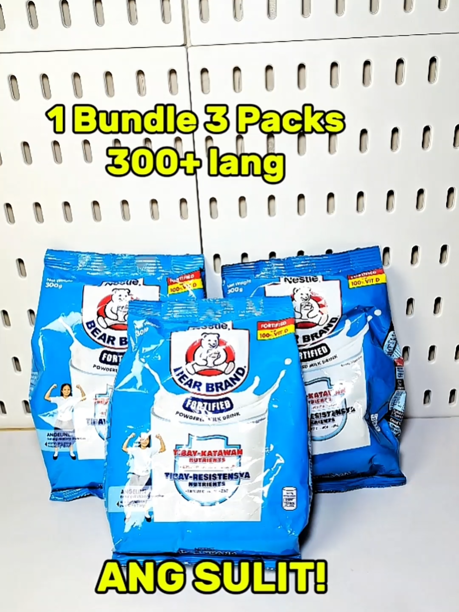 Pinakasulit  ang bundle na to 3packs na #bearbrand #milk #bearbrandmilk 