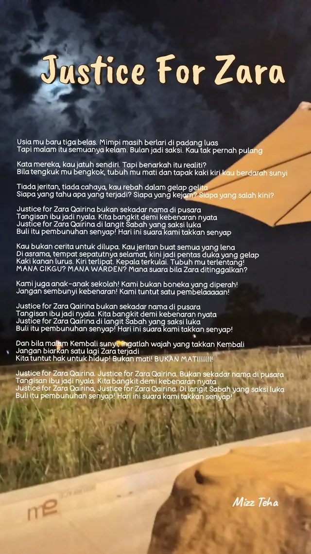 #justiceforzara 