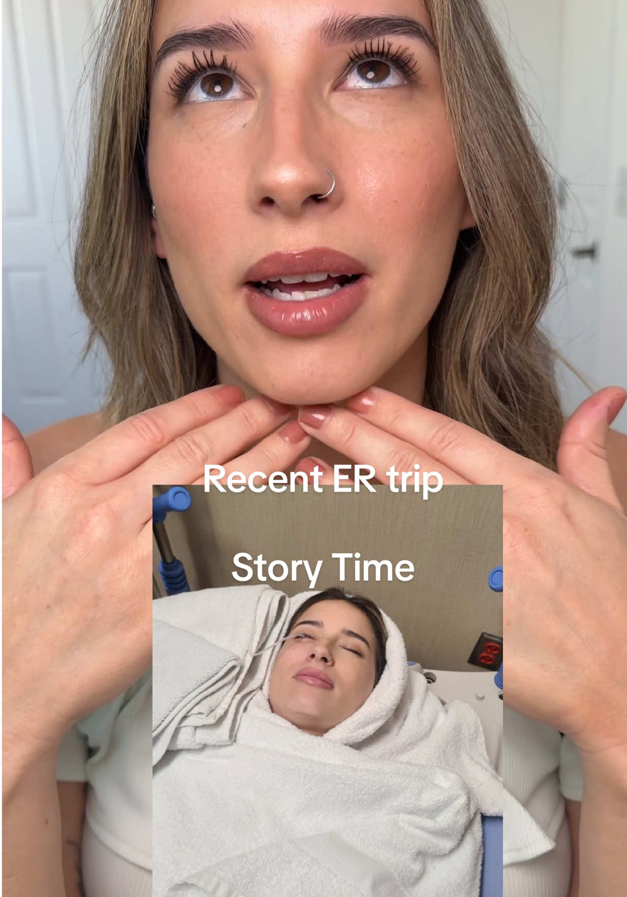 Story time explaining my ER visit last week. 😭🫣#fyp #storytime 