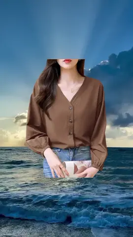 Kemeja Wanita Lengan Panjang,  Gaya Korea Longgar Baju Atasan Wanita Blaus Wanita Baju Kemeja Wanita #kemeja #kemejawanita #gayakorea #koreastyle #blouse #blousewanita #fashion #ketibaanbaru #tiktokshop #fypシ゚viral #fypシ #fyp #fy 