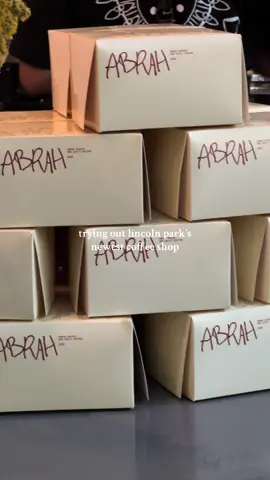 finally visited abrah in lincoln park, chicago and it did not disappoint.  #chicago #coffeeshop #cafe #lincolnpark #abrah #newcoffeeshop #latte #pastries #bakery #chicagocoffeeshops #chicagofood #chicagobakery #thingstodoinchicago 