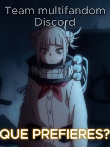 UNETE PERSONITA!! #fyp #teammultifandom #discord #dazai #togahimiko #bombitas #ezquizofrenia #HYUNA