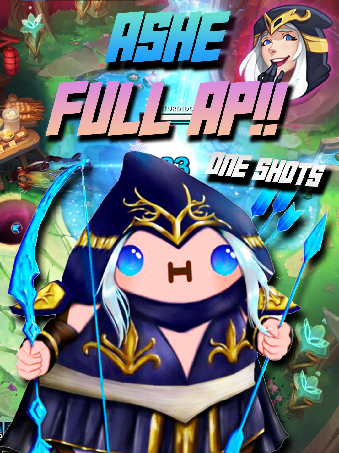 ASHE FULL AP y su FLECHA NUCLEAR 💥😎#leagueoflegends #leagueoflegendsmemes #leagueoftiktok #riotgames #ashe #humor #loquendo #fyp #paraty #crzgf #thexdma