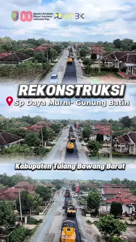 Jalan Simpang Daya Murni – Gunung Batin otw makin mulus! Progres rekonstruksi di ruas ini udah masuk tahap overlay. Sedikit lagi, warga Tulang Bawang Barat bisa nikmatin jalan yang lebih nyaman dan lancar  Kita gas terus biar selesai tepat waktu dan manfaatnya langsung dirasakan masyarakat!  #BMBKLampung #TulangBawangBarat #LampungMaju #JalanMantap #InfrastrukturLampung #PembangunanLampung #KerjaNyata #PembangunanBerkelanjutan #JalanBagusLampung #LampungTerkini #KabarLampung #LampungUpdate #InfoLampung