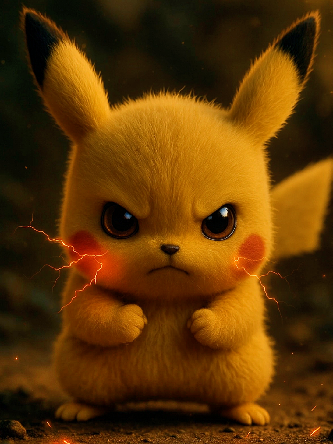 Cute Pikachu One million volts⚡️ #pikachu #cute 