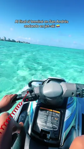 Agradecido 🙏🏻🙌🏻#sanandresislascolombia #acuariosanandres #marcaribe #jetskiworld #paratii #vacations #playa #motoacuatica #paraisotropical 