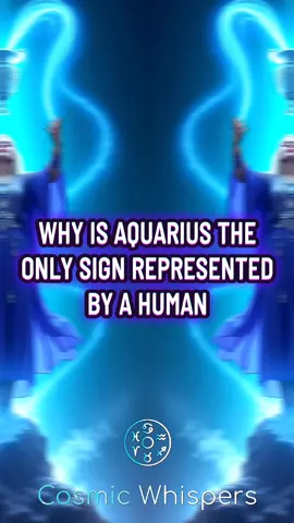 What's special about Aquarius, that they're the only one represented by a human? #Aquarius #aquariuszodiac #aquarius♒️ #astrologytiktok #zodiacfacts 