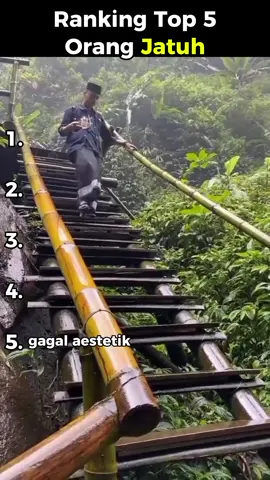 ranking top 5 momen orang jatuh #jatuh #ngakak #lucu #momen #fyp 