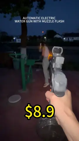 Glow-in-the-Dark Fully Automatic Water Gun #watergun #summertoys #teams #foryoupage #adult #team #random #drramcore #childhood #enjoy #fyp