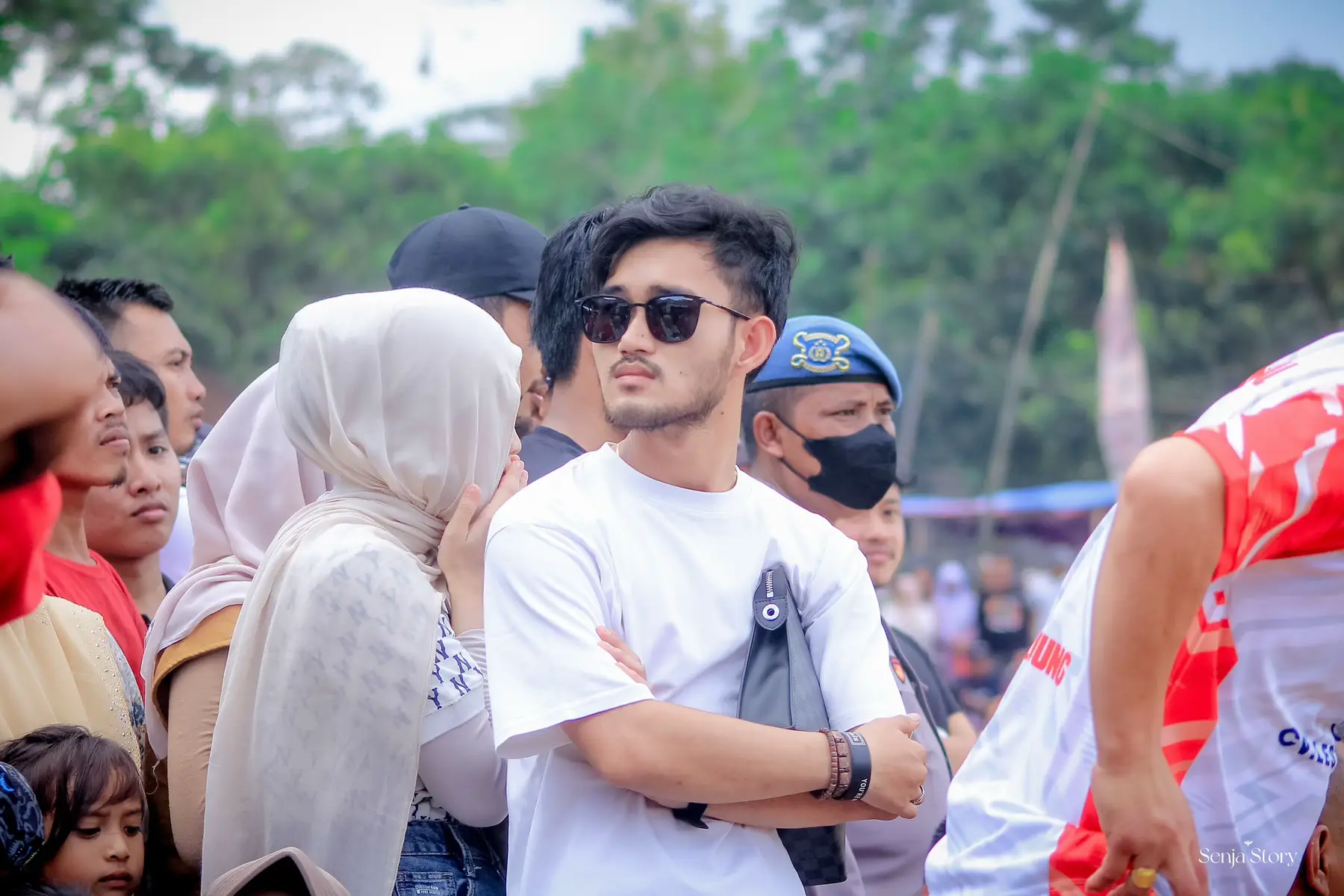 “tetap tampil tenang walaupun banyak orang yang mau melihat kita tumbang”😇 #PRC2025 #pestarakyatcibaliung 